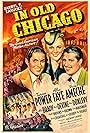 Tyrone Power, Don Ameche, and Alice Faye in In Old Chicago (1938)