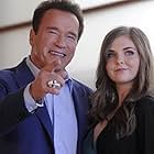 Arnold Schwarzenegger and Maisy Kay at an event for Wonders of the Sea (2017)