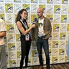Marissa Hill and director Adam Sigal for the announcement of The Tower, San Diego Comic-Con 2024