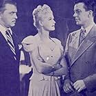 Carol Andrews, Hugh Beaumont, and Lyle Talbot in Murder Is My Business (1946)