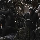 Aleks Paunovic, Alessandro Juliani, Karin Konoval, Ty Olsson, Andy Serkis, Terry Notary, Michael Adamthwaite, Mercedes de la Zerda, James Pizzinato, and Gabriel Chavarria in War for the Planet of the Apes (2017)