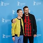 Justin Kelly and James Franco at the Berlinale premiere of I Am Michael.