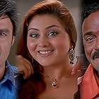 Nandamuri Balakrishna, Venu Madhav, and Namitha in Simha (2010)