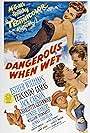 Jack Carson, Denise Darcel, Charlotte Greenwood, Fernando Lamas, and Esther Williams in Dangerous When Wet (1953)