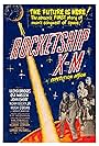 Noah Beery Jr., Lloyd Bridges, John Emery, Osa Massen, and Hugh O'Brian in Rocketship X-M (1950)