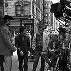 Dustin Hoffman, Jon Voight, and John Schlesinger in Midnight Cowboy (1969)
