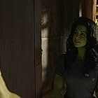 Mark Ruffalo, Tatiana Maslany, and Malia Arrayah in She-Hulk: Attorney at Law (2022)