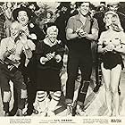 Billie Hayes, Bern Hoffman, Stubby Kaye, Joe E. Marks, Peter Palmer, Leslie Parrish, and Robert Strauss in Li'l Abner (1959)