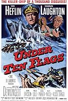 Van Heflin and Charles Laughton in Under Ten Flags (1960)