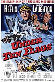 Van Heflin and Charles Laughton in Under Ten Flags (1960)