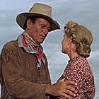 John Wayne and Geraldine Page in Hondo (1953)