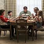 Lance Barber, Zoe Perry, Raegan Revord, Montana Jordan, and Iain Armitage in Young Sheldon (2017)