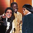 Bruno Mars, D'Mile, and Anderson .Paak at an event for The 64th Annual Grammy Awards (2022)