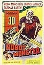 Claudia Barrett and George Nader in Robot Monster (1953)