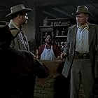 Joseph Cotten, Manuel Alvarado, Ángela Rodríguez, and Adam Williams in The Last Sunset (1961)