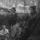 Minoru Chiaki, Bokuzen Hidari, Kyôko Kagawa, Akemi Negishi, Haruo Tanaka, and Eijirô Tôno in The Lower Depths (1957)