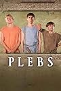 Ryan Sampson, Tom Rosenthal, and Jon Pointing in Plebs (2013)