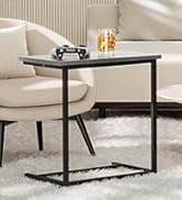PIET06G end table side table c shaped end table c table end table living room