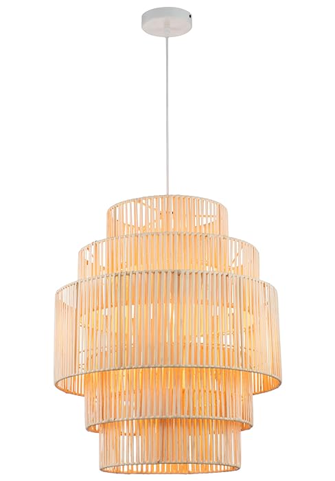 rattan chandelier