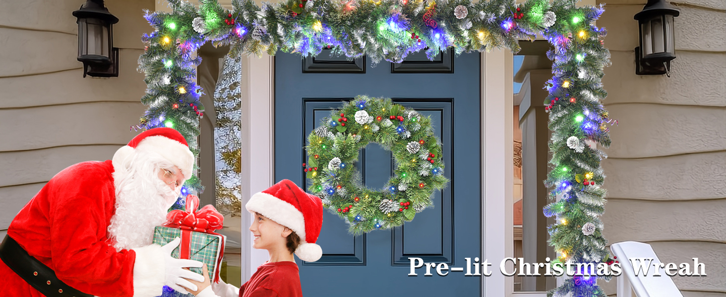 front door christmas decorations lighted wreaths for outdoors light up wreaths for front door 