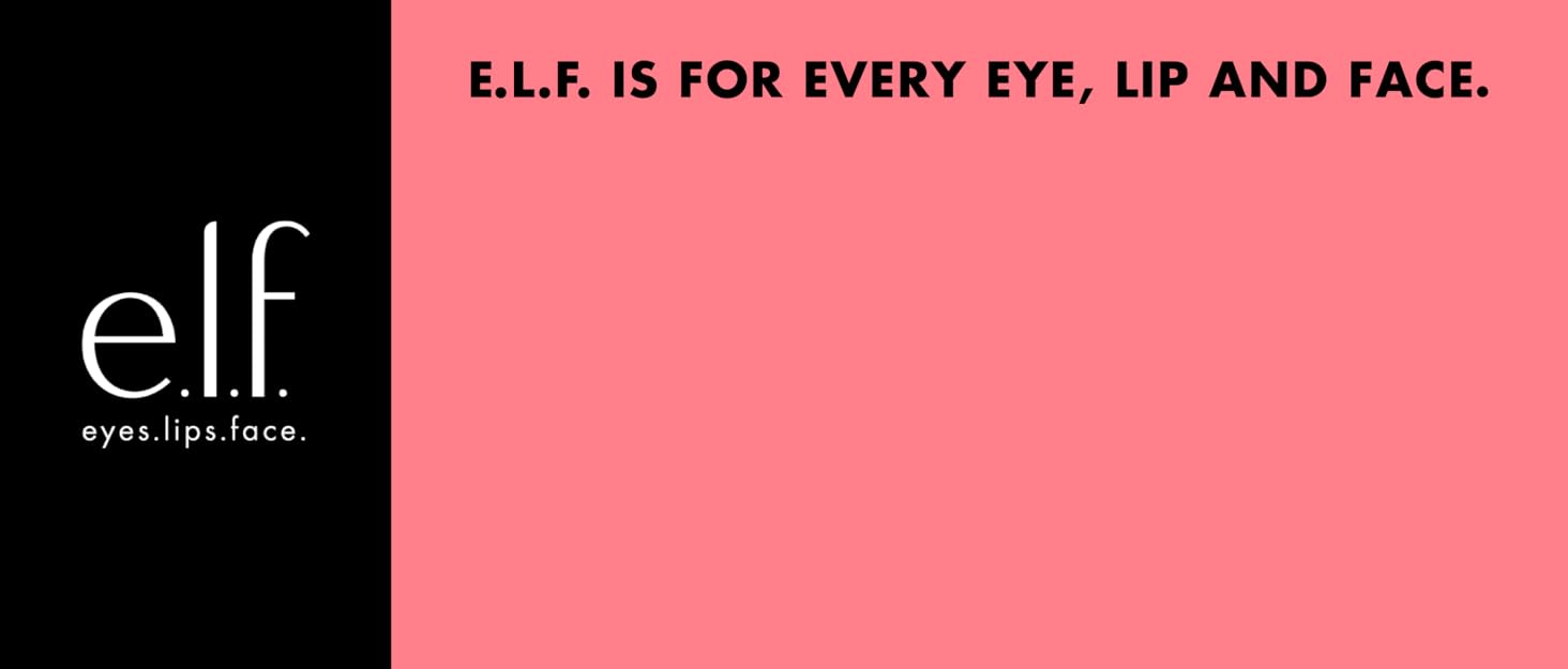 e.l.f. is for every eye, lip and face.