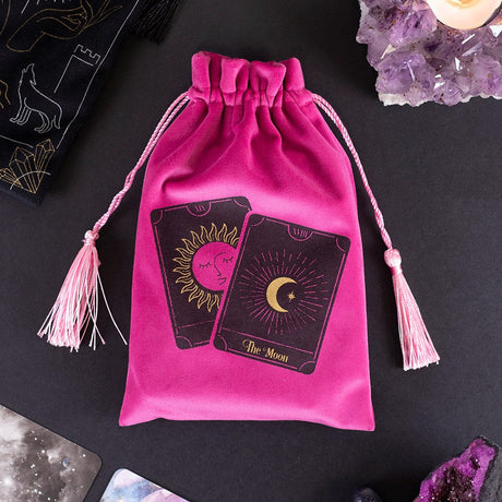 5" Tarot Cards Drawstring Tarot Card Pouch - Magick Magick.com