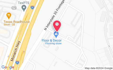 Google map of the user's next upcoming event's location