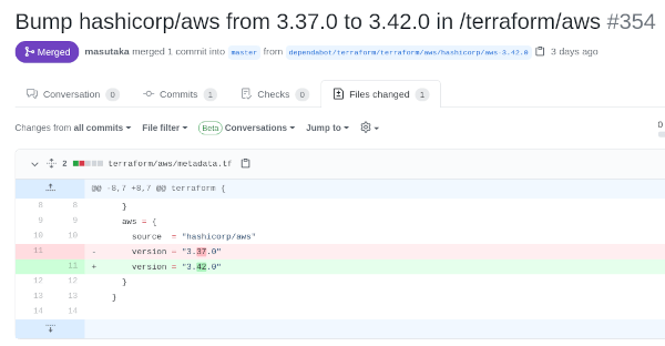 dependabot terraform2