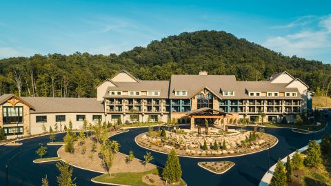 <strong>Dollywood&apos;s HeartSong Lodge & Resort:</strong> A new resort hotel in Pigeon Forge, Tennessee, is inspired by Dolly Parton&apos;s childhood in the foothills of the Great Smoky Mountains.