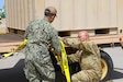 U.S. Army Reseve Staff Sgt. Matthew Zink, aviation quality control, 5th Battalion, 159th Aviation Regiment, 244th Expeditionary Combat Aviation Brigade, and Navy Seaman Lloyd Cuesto, logistics specialist, Naval Supply Systems Command Fleet Logistics Center - Rota, secure aviation equipment on transport vehicles for Defender 23 in Rota, Spain, April 6, 2023.

DEFENDER 23 is a U.S. Army Europe and Africa led exercise focused on the strategic deployment of continental United States-based forces, employment of Army Prepositioned Stocks, and interoperability with Allies and partners. Taking place from 22 April to 23 June, DEFENDER 23 demonstrates USAREUR-AF’s ability to aggregate U.S.-based combat power quickly in Eastern Europe, increase lethality of the NATO Alliance through long-distance fires, build unit readiness in a complex joint, multi-national environment, and leverage host nation capabilities to increase USAREUR-AF’s operational reach.