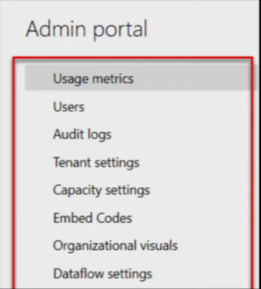 Power BI - Administration Role