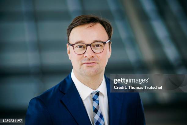 Oliver Luksic, MdB, FDP, Parliamentary State Secretary at the Federal Minister for Digital Affairs and Transport, poses for a photo on March 16, 2022...