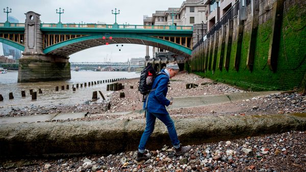 Mudlarkers Pull Historical Artifacts Out of Riverbank Muck