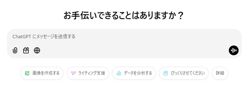 ChatGPTはアカウント登録なしで利用できる。