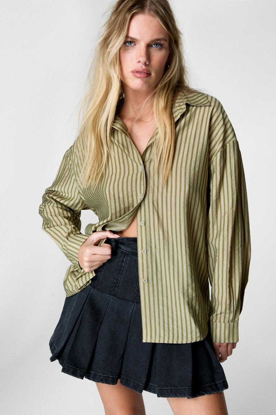 Stripe Oversized Shirt