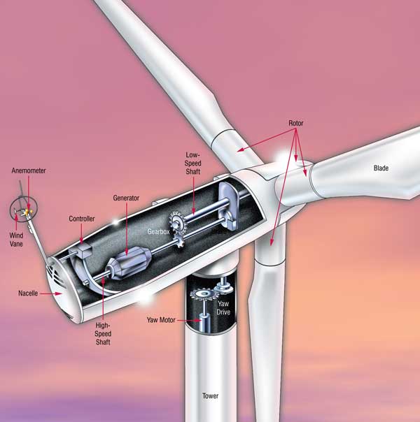 Propeller Type Wind Turbine 