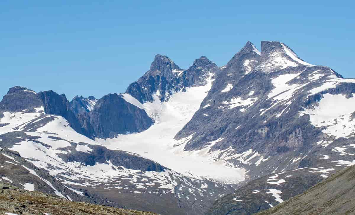 Maradalsbreen sett fra øst