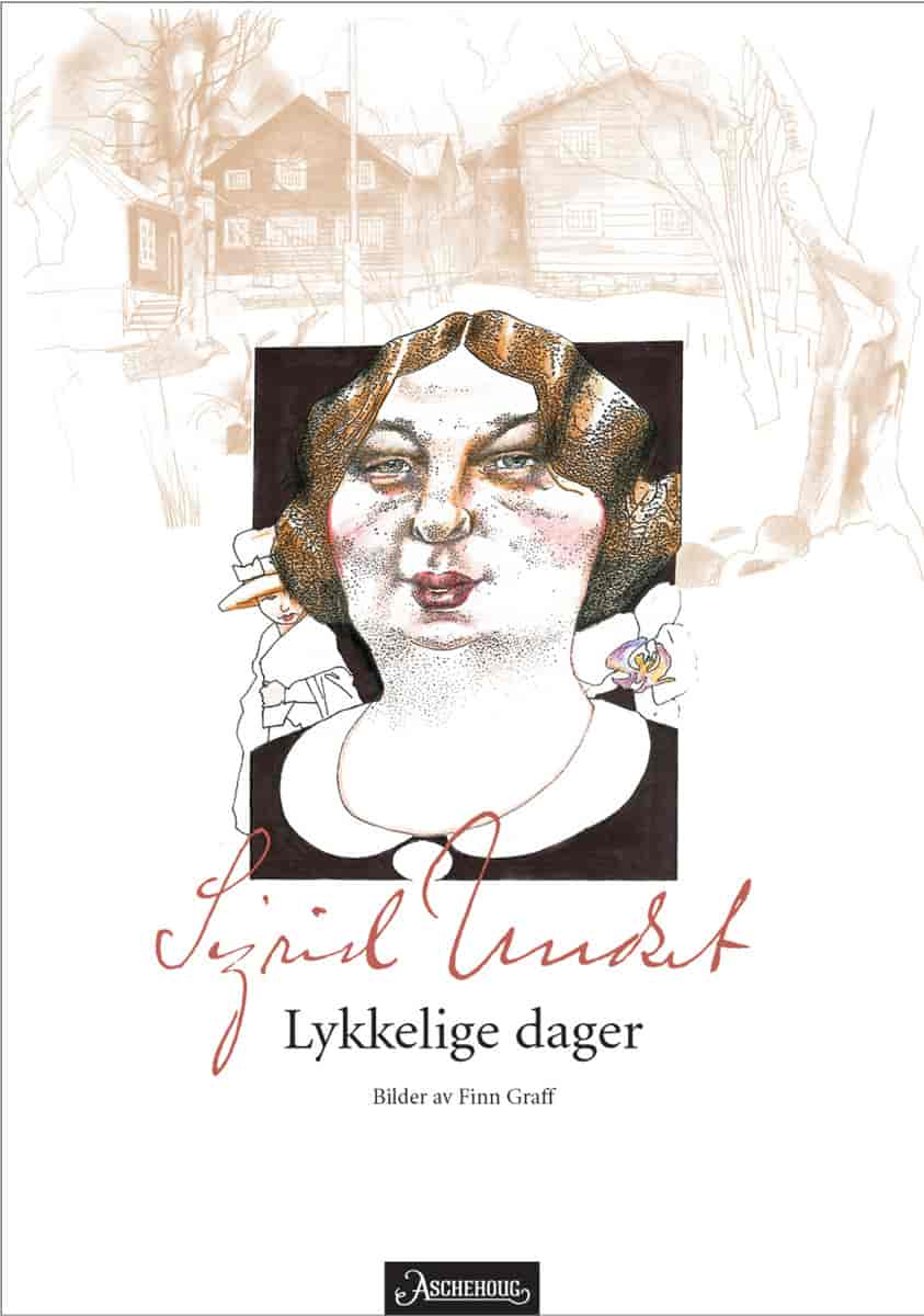 Omslag til boken «Lykkelige dager» av Sigrid Undset