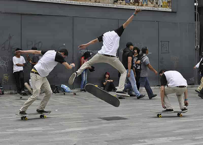 Skating i Mexico City.