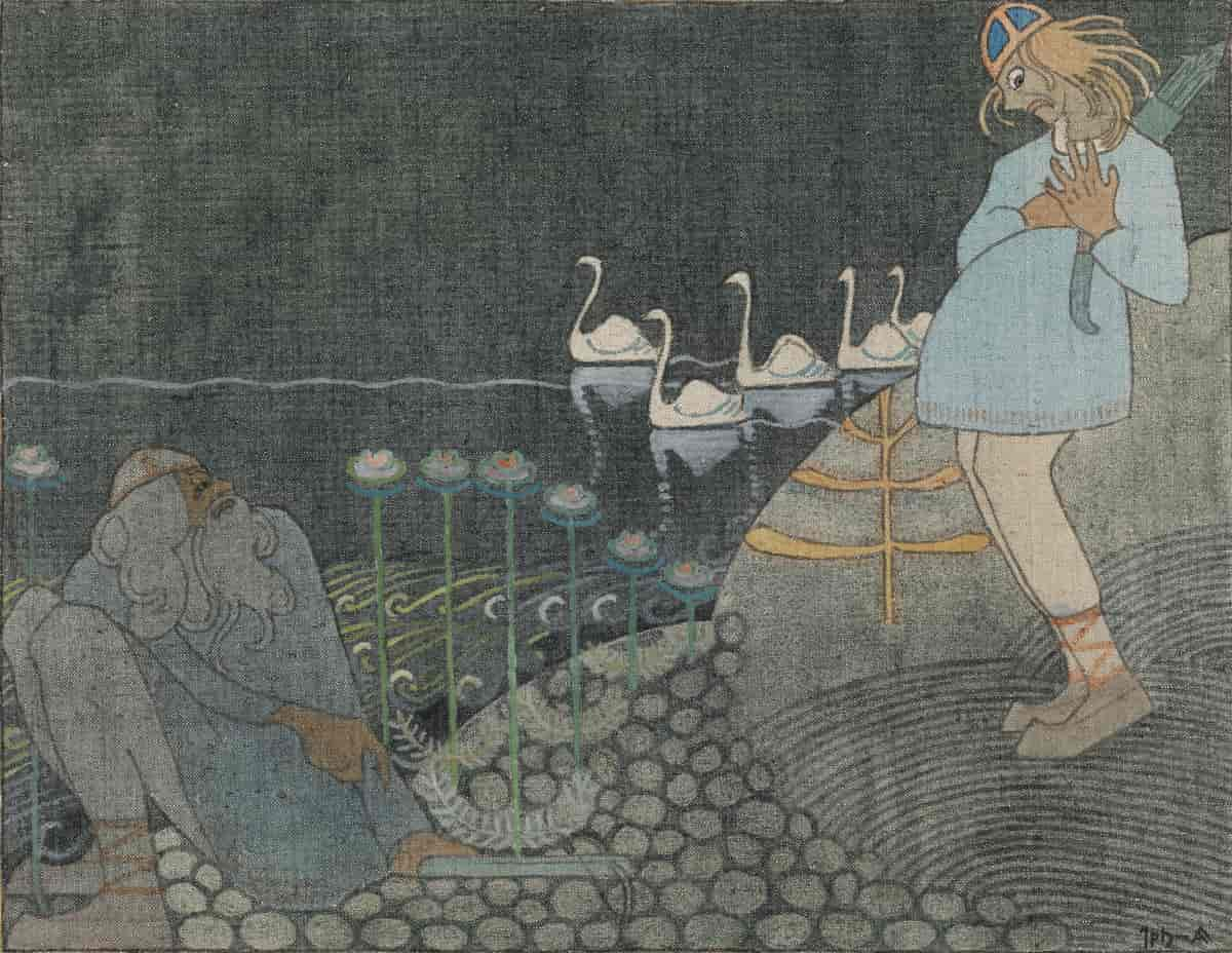 Lemminkäinen og gjeteren, 1919/20