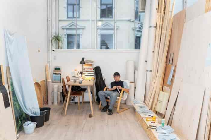 Atelier i Kunstnernes Hus