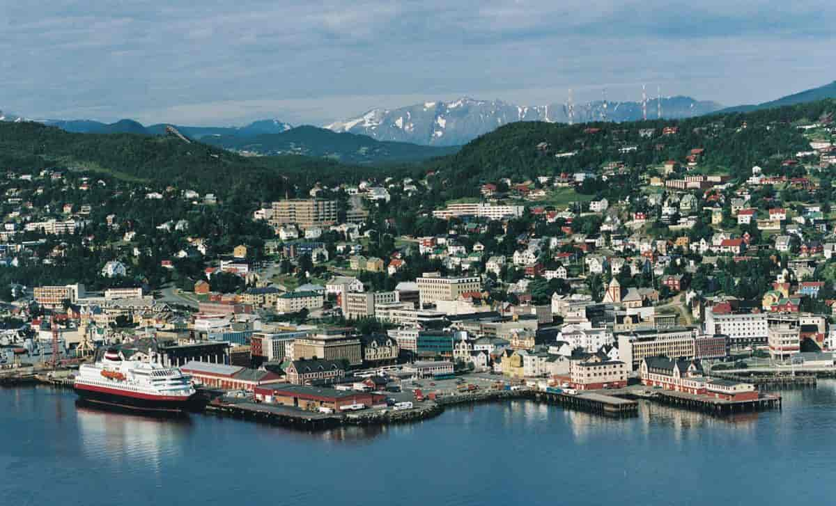 Flyfoto over Harstad