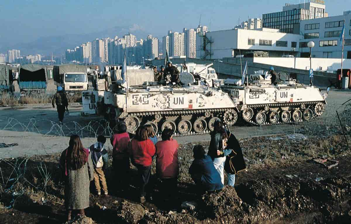 Bosnia-Hercegovina, FN-tropper