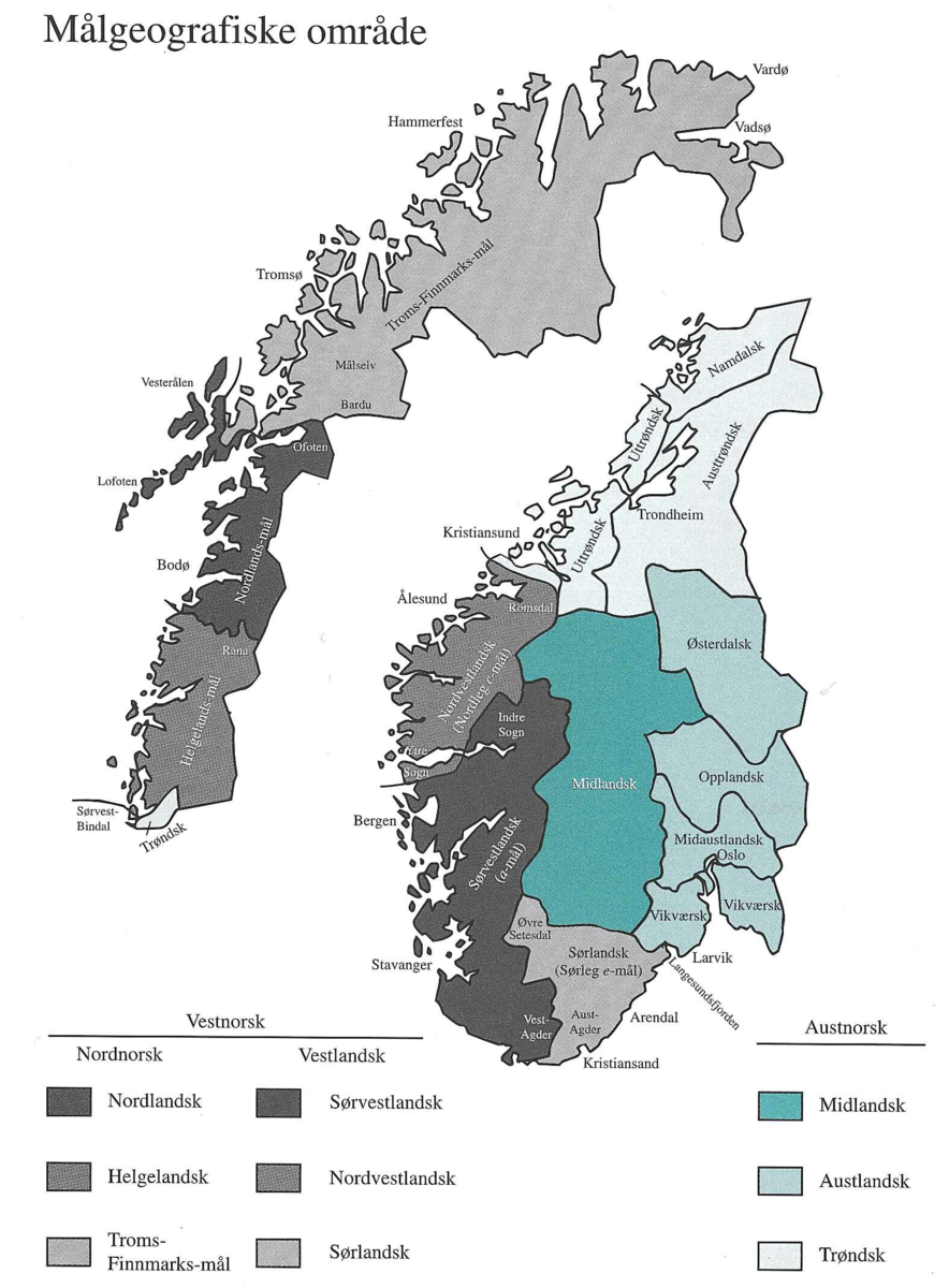 Målområde i Noreg