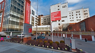 The NewYork-Presbyterian/Queens exterior.