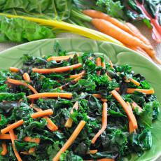 Greens with Carrots