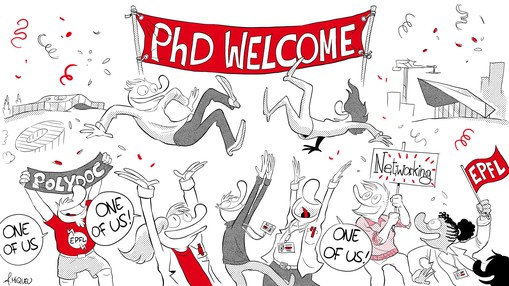 PhD Welcome cartoon