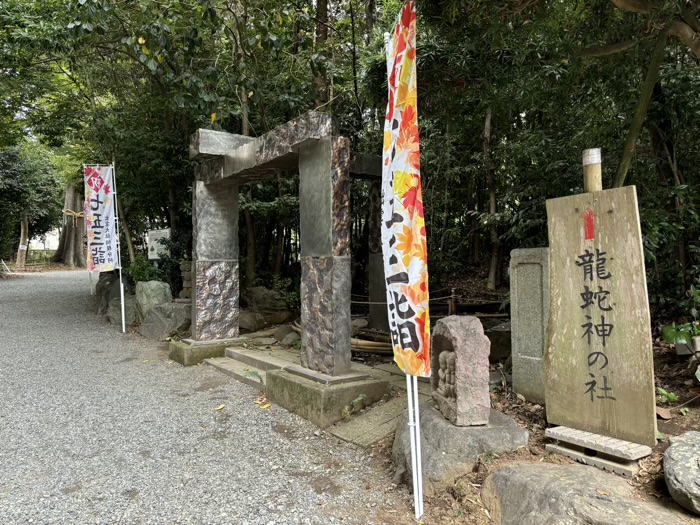 秦野　出雲大社相模分祠　龍蛇神の社