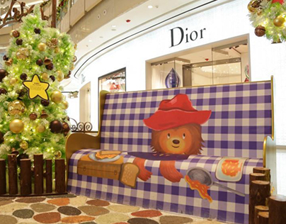 Paddington bear movie campaign at IFC Mall Shanghai 