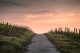 path on a rural road